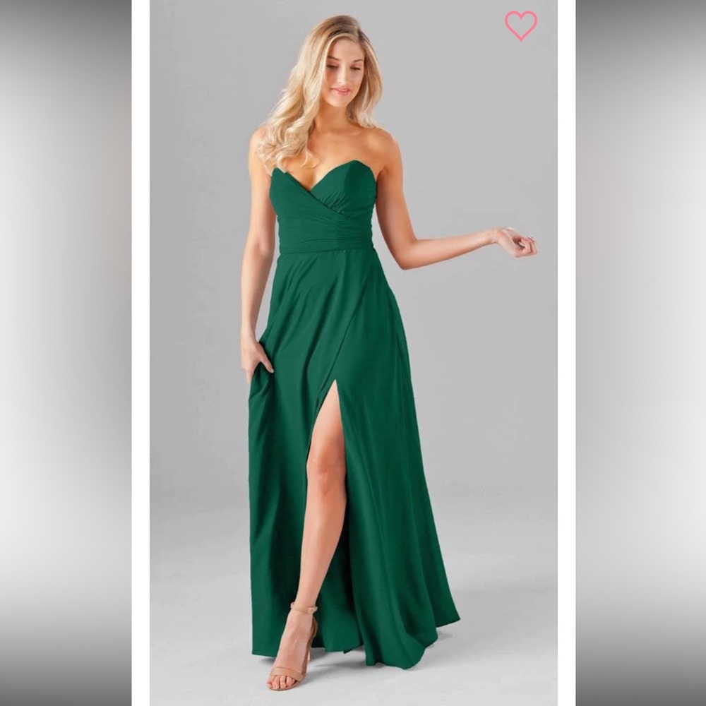Kennedy Blue Poppy Bridesmaid Dress in Emerald Green - NWT sz 00